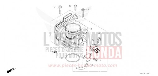 CORPS DE PAPILLON GL1800DAT de 2026